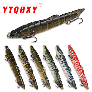 เหยื่อตกปลา Ytqhxy Joint Bait Midwater Lure 10 กรัม 21.5 กรัม เหยื่อปลอมสำหรับตกปลาไพค์ เหยื่อจำลองรูปปลาหลายส่วน - Product Image 2