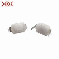 Interrupteur à bouton-poussoir micro blanc à prix d'usine pour lampe de poche, mini-interrupteur marche/arrêt à verrouillage pour torche LED
