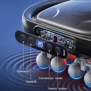 Morgela Tiefengewebs-Massagepistole mit 16 Köpfen, 30 Intensitätsstufen und 3 Modi, Faszienpistole für Nacken und Schultern - Product Image 4