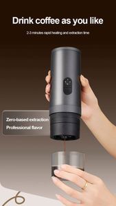 Cafetera Portátil Autocalentable para 100 Tazas de Espresso, Compatible con Cápsulas y Café Molido, con USB-C para Camping - Product Image 5