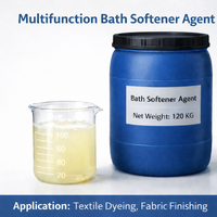 Agent adoucissant multifonctionnel auxiliaire textile pour la finition des tissus et les colorants textiles, inodore, pH neutre
