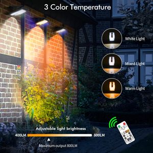 Clip sur lumières solaires Super lumineux extérieur Ip65 étanche Usb capteur mouvement sécurité applique murale pour clôture maison <span class=keywords><strong>Camping</strong></span> porte - Product Image 5