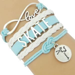 Fabricante mejor amigo infinito <span class=keywords><strong>amor</strong></span> Skate patinaje pulseras para mujeres regalos de <span class=keywords><strong>la</strong></span> <span class=keywords><strong>amistad</strong></span> - Product Image 3