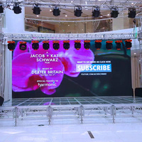 Écran Led 3d personnalisé P3.91 P4.81, grand multimédia d'intérieur et d'extérieur, pour la publicité murale, œil nu, pièces