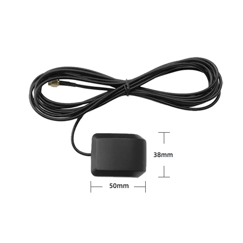 GPS BD external patch 28dBi high gain ceramic antenna with SMA connector for car with RG174 cable