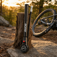 Pompe à vélo avec manomètre 300 PSI, gonfleur d'air manuel avec valve de décharge pour le cyclisme