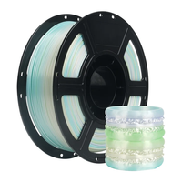 Filamen Flashforge PLA Silk+ untuk Pencetakan 3D, Ketahanan Tinggi Baru, Gradasi Multiwarna, Filamen Printer 3D PLA 1.75mm 1kg