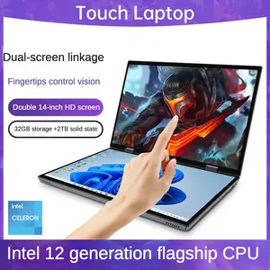 2024 NEW 14 Inch FHD Touch Screen Touchscreen Laptop Yoga 360 Degree Rotating 2 in 1 N95 8gb 16gb 64gb RAM 512gb 1tb ssd