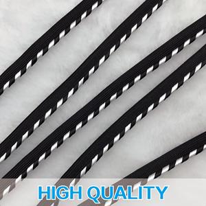 Cordoncino Intrecciato <span class=keywords><strong>a</strong></span> <span class=keywords><strong>Righe</strong></span> in Poliestere 100% da 3mm per Borse e Indumenti - Product Image 3