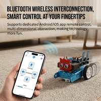 OKY5016 Robot Inteligente con Bluetooth, Kit de Coche Inteligente para la Educación en Programación STEM, para Aprender sobre Robots y Codificación