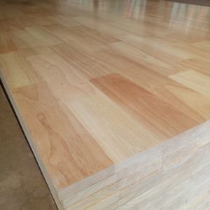 لوح خشب المطاط لسطح طاولة المطبخ، أثاث بناء صلب بلون فاتح - Product Image 2