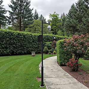 Pólo Elétrico Inteligente para Monitoramento de Segurança Circular com Câmera <span class=keywords><strong>CCTV</strong></span> em Aço Inoxidável Personalizado de Fábrica 3m 4m 5m 6m 50 - Product Image 4