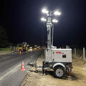 Tour d'éclairage LED diesel à faible bruit, moteur Kubota, économie <span class=keywords><strong>de</strong></span> carburant, 238 000 lm, système d'éclairage mobile DC, garantie 2 ans, chantier et <span class=keywords><strong>location</strong></span> - Product Image 5