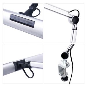 UYLED Kit d'éclairage de réparation de montre Lampe de lecture de table <span class=keywords><strong>LED</strong></span> bicolore Protection des yeux Lampe de travail <span class=keywords><strong>LED</strong></span> de bureau avec pince - Product Image 4
