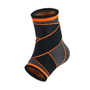 Attelle de cheville unisexe en nylon tricoté, durable, réglable, sans marquage, avec fermeture à enfiler, pour la gym - Vente en gros - Product Image 6