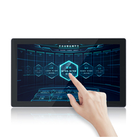Moniteur tactile LCD FHD mural/encastrable de 10,4, 12,1, 15, 17, 19 pouces, écran tactile, PC tactile avec Windows/Android, WIFI 4G POE