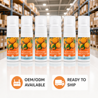 Spray Tonifiant Éclaircissant à la Vitamine C, à l'Hamamélis, à l'Acide Glycolique et à l'Acide Lactique, Brume Hydratante pour le Visage, pour Peaux Ternes et Affinage des Pores