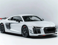 Utilisé pour la mise à niveau de l'Audi R8 de 2018 à 2020 avec kit de carrosserie séparateur de pare-chocs en fibre de carbone de type P