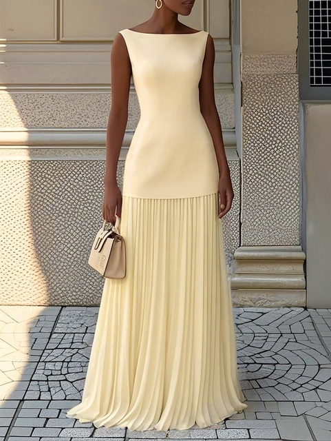 Custom Dress Women Dresses Wholesale Elegant Maxi Dress Solid Color Bodycon Summer Dress OEM ODM Private Label Manufacturer