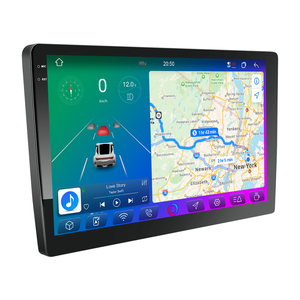 วิทยุติดรถยนต์ระบบ Android 13 ขนาด 9 10 นิ้ว รองรับ 2K สำหรับเครื่องเล่น DVD พร้อม Car Play, Bluetooth, FM, หน้าจอสัมผัส ติดตั้งบนแผงหน้าปัด - Product Image 1
