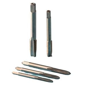 Machos de roscar manuales de acero al carbono M4 M5 M8 M10 X1.25 de estría recta para roscas finas - Product Image 1