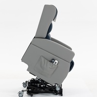 Chaise de soins à domicile inclinable à double moteur avec levage vertical, fournie directement par l'usine, pour la vente en gros