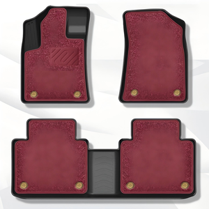 Tapetes <span class=keywords><strong>de</strong></span> Auto <span class=keywords><strong>de</strong></span> TPE y Alfombra 2 en 1 <span class=keywords><strong>de</strong></span> Doble Capa, Ajuste Personalizado <span class=keywords><strong>para</strong></span> la Mayoría <span class=keywords><strong>de</strong></span> los Vehículos, Resistentes al Agua, Inodoros, <span class=keywords><strong>para</strong></span> Todo Clima - Product Image 4