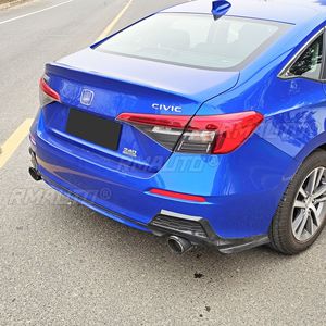 Mustang Rear Bumper <b>Lip</b> <b>Splitters</b> Diffuse Glossy Black Sport Style Body Kit for Honda Civic 11th Gen 2022 Car Accessories - Product Image 4
