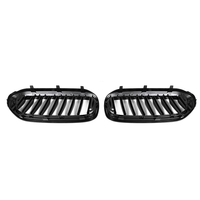 Calandre avant noire brillante à ligne unique pour BMW Série 5 G30 G38 pré-lifting 2018-2020, calandre double en ABS, vente en gros