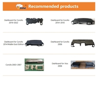 Prix d'usine Fit Jeep Compass 2017-2021 Kits de pièces ABS voiture Auto tableau de bord couvercle de tableau de bord accessoires intérieurs Oem 609634800