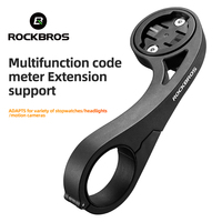 ROCKBROS Support d'ordinateur de vélo Support de chronomètre en Nylon Gps Support de vélo Support d'extension de vélo accessoires de vélo