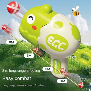 Juego de Tiro al Blanco Interior con Pistola, Bolas de Tela Adhesivas y Juguetes para Niños, Pistola de Dinosaurio Interactiva, Material Plástico Suave ABS - Product Image 3