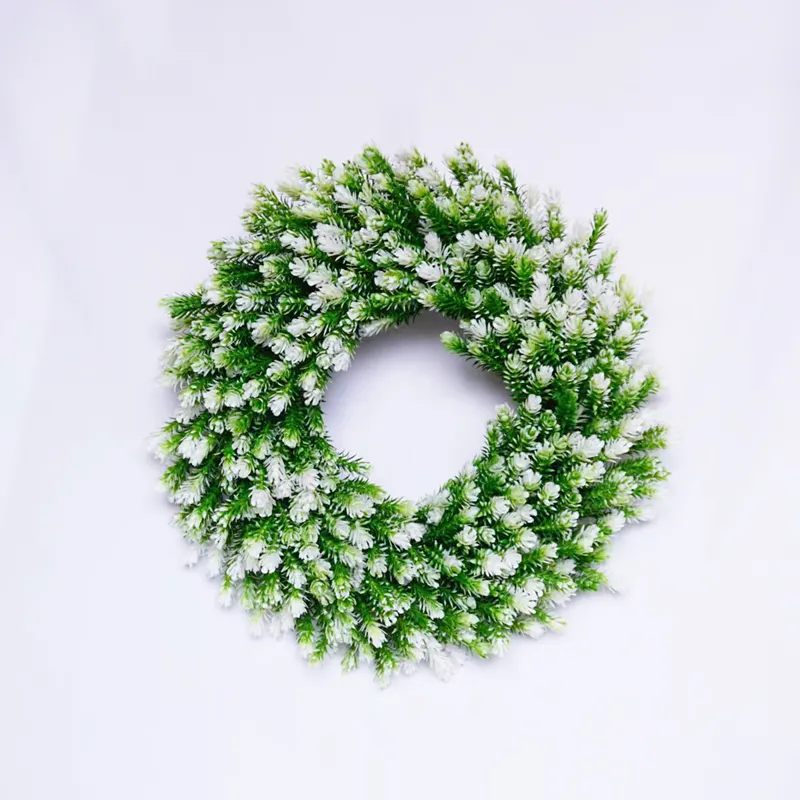 Artificial Garland Christmas Decoration Plastic Christmas Party Wreaths And Garlands For Wall Front Door