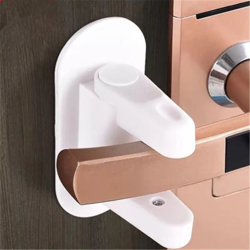 ABS Door Handle Baby Child Door Lever Lock Baby Safety Lock