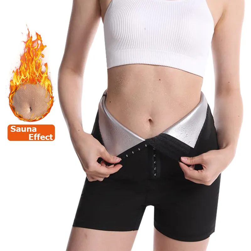 Custom body shaper and biker training women weight loss waist trainer leggings sauna pant shorts