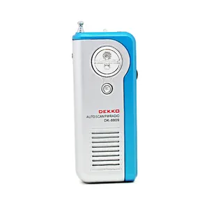 Mini fm portable radio mico radio with light