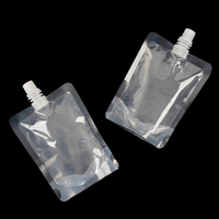 Sachet Doypack Personnalisé Métallisé Transparent en PP/PE pour Emballage Alimentaire, Lait et Liquides avec Bec Verseur