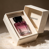 Boîtes cadeaux en papier pour flacons de parfum vides avec logo personnalisé recyclable, revêtement UV, emballage de luxe pour maquillage, soins de la peau, sérum, boîte en papier rigide