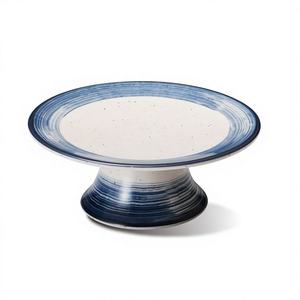 Plato Clásico para Sushi de 15 cm con Base, Plato con Pedestal para Servir Sushi, Sashimi, Tempura, Postres y Pasteles en Restaurantes Japoneses - Product Image 1