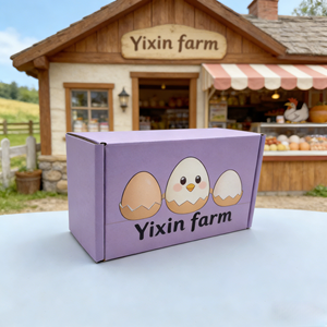 Günstige Fabrikbedruckte Große Eierkartons Verpackung mit Eigenem Logo Wellpappe Eier-Versandverpackung für Eier - Product Image 4
