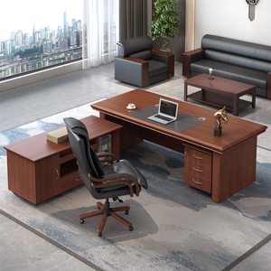 High Quality Luxury Modern Convertible Extendable Modular <b>Wooden</b> Executive CEO <b>Office</b> <b>Desk</b> Workstation - Product Image 2