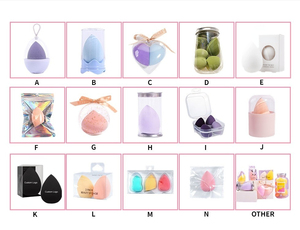 <span class=keywords><strong>Cute</strong></span> Makeup Puff Non Latex Mini Makeup Blende in barattolo con portaspugna per frullatore per trucco di bellezza - Product Image 6