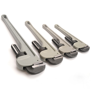 Clé en aluminium robuste de haute qualité Clé à tuyau en acier au carbone personnalisable pour <span class=keywords><strong>plomberie</strong></span> OEM de haute qualité réglable en gros - Product Image 5