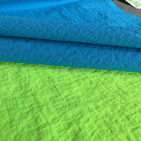 Tissu respirant imperméable mat en nylon Taslon recyclé à 100 %, léger et froissé, certifié GRS 228T, pour vêtements de sport pour filles