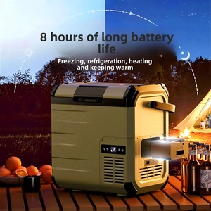Refrigerador Portátil de 10L, <span class=keywords><strong>12V</strong></span> 24V DC, con Compresor y Batería, para Automóvil y Exteriores - Product Image 3