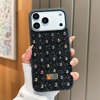Coque de téléphone de luxe scintillante avec diamants pour iPhone 17 Pro Max 16 13 11 15 14 12 – Housse de protection