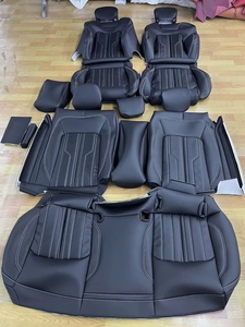 Accesorios de Mejora para Interiores de Auto, Fundas de Asiento de Cuero Genuino, Piel de Vaca y Microfibra para <span class=keywords><strong>Audi</strong></span> A4 A6 A7 <span class=keywords><strong>A8</strong></span>, Directo de Fábrica - Product Image 2