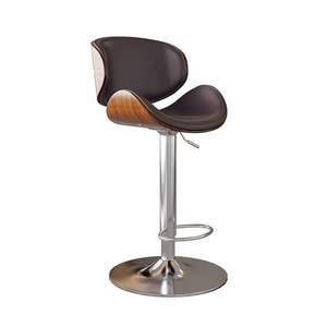 Upholstered Best Wood Counter Height <b>bar</b> <b>Stools</b>, Swivel Kitchen <b>bar</b> <b>Stools</b>, Wholesale White Simple High Back High Chairs k - Product Image 4