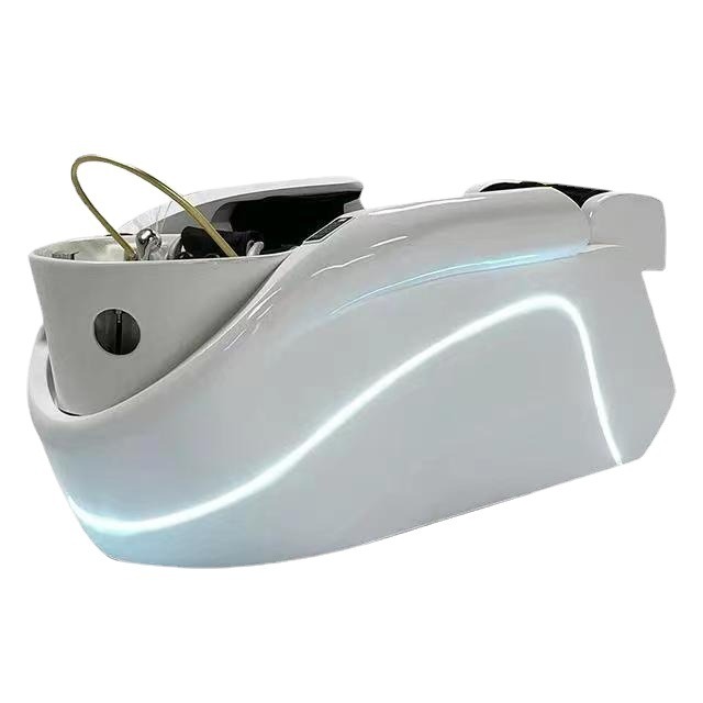 Vaporera automática multifunción, silla para lavar el cabello, cabeza de spa moderna, terapia de agua, masaje tailandés, cama de champú