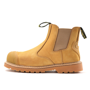 ANTENG Chaussures de sécurité respirantes en cuir nubuck à bout en acier pour hommes Chaussures de sécurité pour ouvriers Vente directe d'usine - Product Image 4